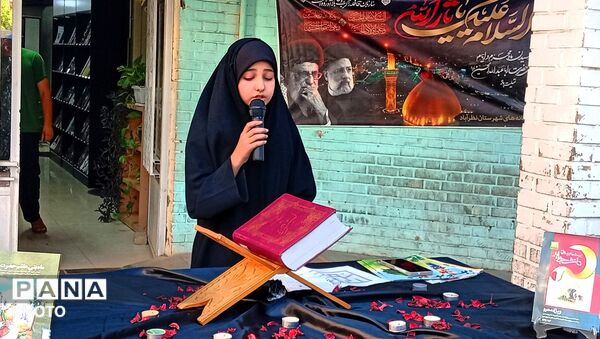  مراسم ویژه ماه محرم در کتابخانه امام باقر(ع) نظرآباد 