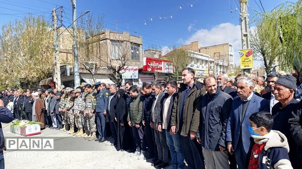 تشییع پیکر مطهر شهید والامقام سالار امامی‌فر