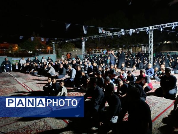 جوانان هلال احمر کاشمر در سوگ رقیه (س)