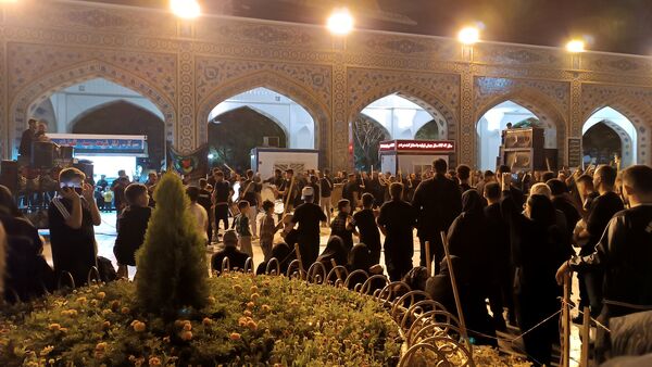 مراسم عزاداری شهادت امام رضا(ع) و شام غریبان در حرم مطهر رضوی 