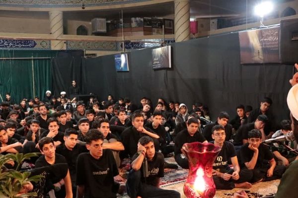 مراسم عزاداری شهادت حضرت زینب (س)  مسجد امام جعفر صادق (ع) یزد