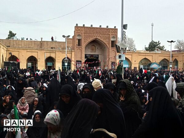 اقامه نماز عبادی سیاسی جمعه در روز قدس نیشابور 