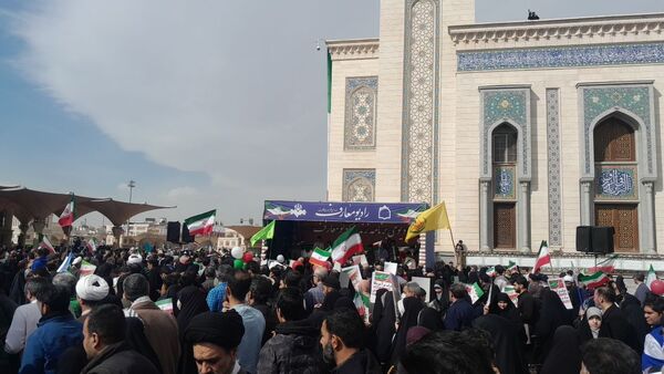 جلوه هایی از راهپیمایی جشن پیروزی انقلاب در شهر قم