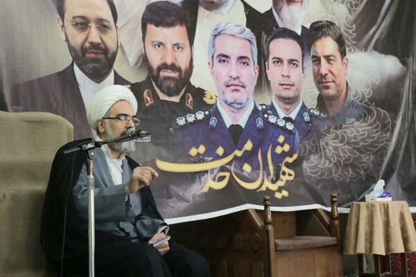 مراسم بزرگداشت هفتمین روز شهادت شهدای خدمت در مهریز