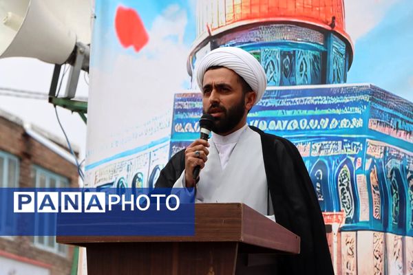 راهپیمایی روز قدس در شهرستان سرعین