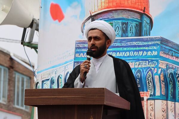 راهپیمایی روز قدس در شهرستان سرعین