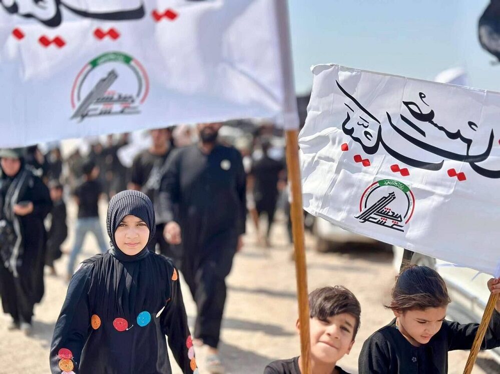 نقش پررنگ دانش‌آموزان در کاروان پیاده‌روی یکصدهزار نفری "مشایه اهواز"