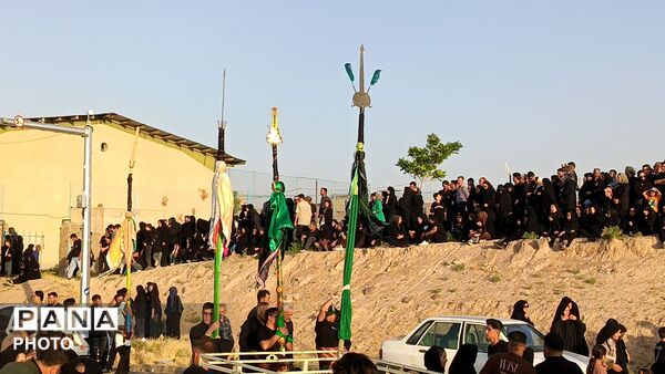 برزنون غرق در ماتم تاسوعا