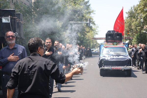 برپایی دسته عزاداری اداره‌کل آموزش و پرورش شهر تهران 