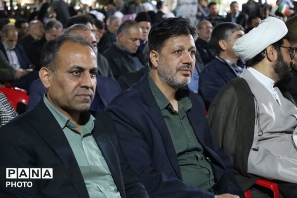 حضور صادق حسین زاده ملکی، معاون پرورشی و فرهنگی وزارت آموزش و پرورش در تجمع فرهنگیان زارچ