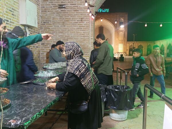چایخانه حضرت زهرا در مسجد جامع نیشابور 