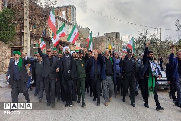 راهپیمایی اربعین شهادت قائد امت در شهر بار نیشابور-۲