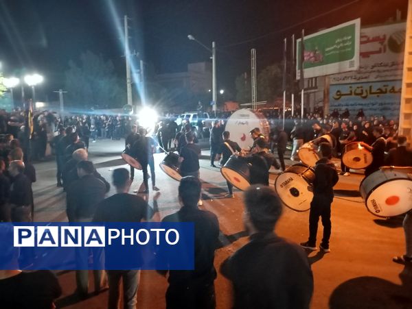 مراسم شب عاشورا در شهر تیتکانلو