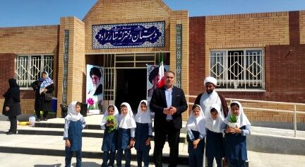 افتتاحیه بازسازی مدرسه ستارزاده شهرستان شیروان 
