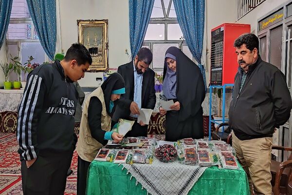 اختتامیه اعتکاف دانش‌آموزی در مسجد جامع شهر بار نیشابور
