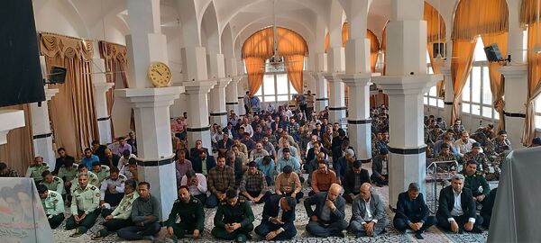 مراسم یادواره شهدای خدمت به‌مناسبت هفته دولت در شهرستان خلیل آباد 