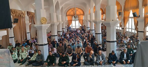 مراسم یادواره شهدای خدمت به‌مناسبت هفته دولت در شهرستان خلیل آباد 