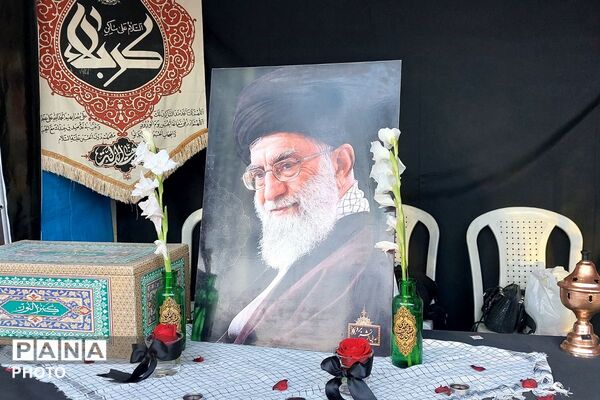 قاب های دانش آموزی ماندگار از فراق رهبر شهید