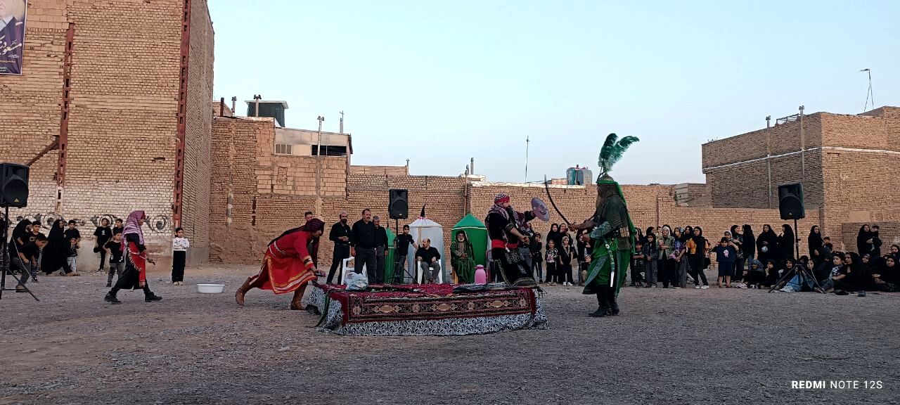 مراسم تعزیه‌خوانی در شهرستان خلیل‌آباد