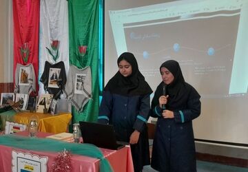 برگزاری مراسم یادواره شهدا در مرکز پرورش استعدادهای درخشان فرزانگان ملارد
