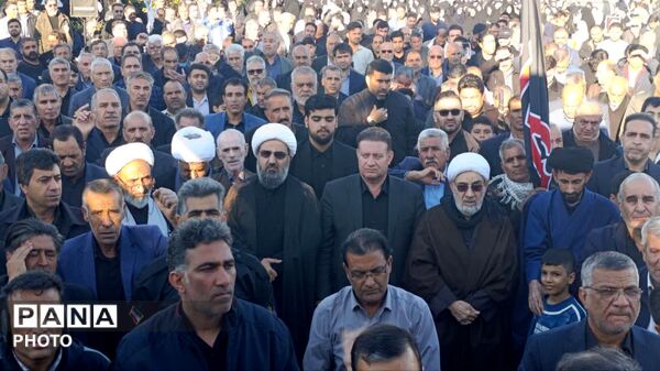 تجمع سوگواران رهبر شهید انقلاب در شهرستان پلدختر 