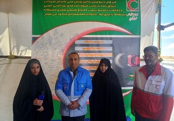 پیوستن مدیر کل مدیریت بحران استانداری اصفهان به پویش نه به تصادفات جاده‌ای در شهرستان کوهپایه