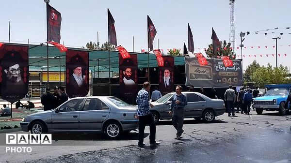 برپایی موکب‌های زائران تشییع امام شهید در نظرآباد