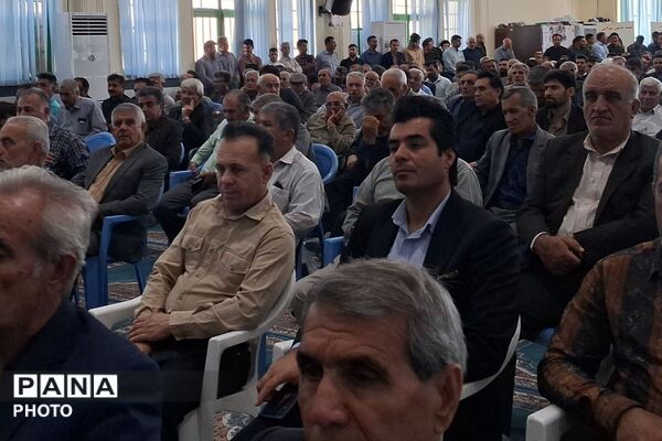  آیین تکریم و معارفه فرمانده ناحیه مقاومت بسیج شهرستان باشت