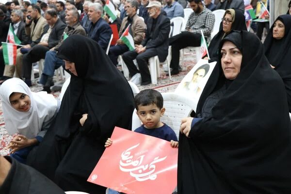 اجتماع بزرگ مردم خراسان شمالی در محکومیت جنایات رژیم اشغالگر صهیونیستی 