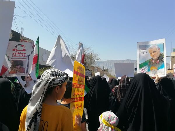 حضور پر شور مردم شهرستان کازرون در راهپیمایی روز قدس