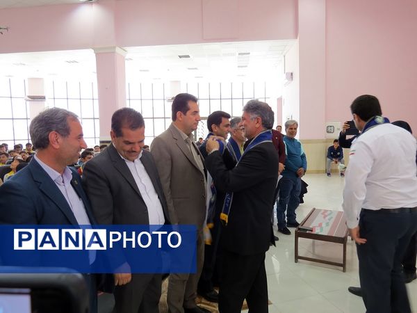 برگزاری اردوی تمشک پسران در اردوگاه شهید چمران بجنورد 