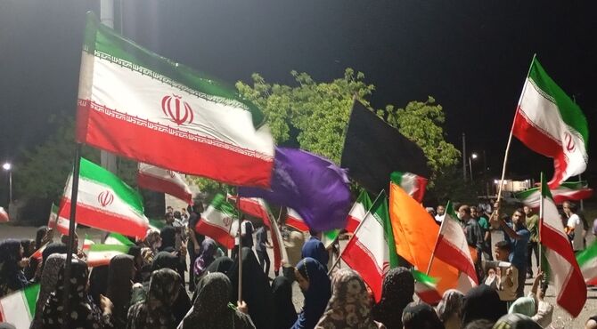 برگزاری مراسم تجمع در شهر شمیل بندرعباس