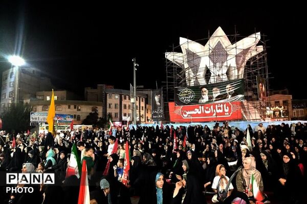قدس؛ میعادگاه جان‌فدایان ایران نمایشی از صلابت و غیرت مردمی درتجمعات شبانه