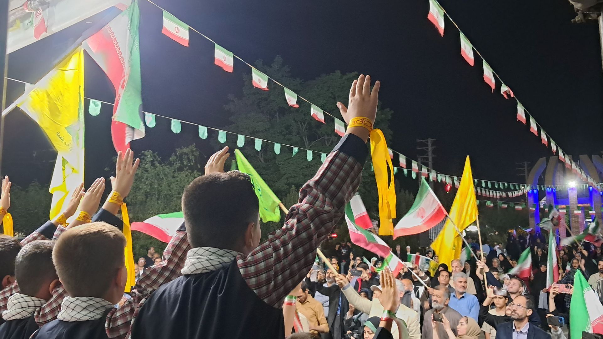 هشتادو هشتمین اجتماع مردمی چهارباغ