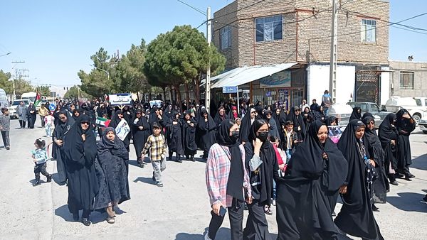 حضور پر شکوه مردم شهرستان جاجرم در راهپیمایی روز جهانی قدس
