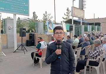 گلباران مزار شهدای شهر جعفریه قم در آستانه هفته مقاومت و پیروزی 