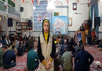 محفل انس با قرآن کریم همزمان با نیمه شعبان در مسجد جامع شهر بار نیشابور 