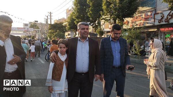 جشن بزرگ 2 کیلومتری غدیر در شهر هشتگرد