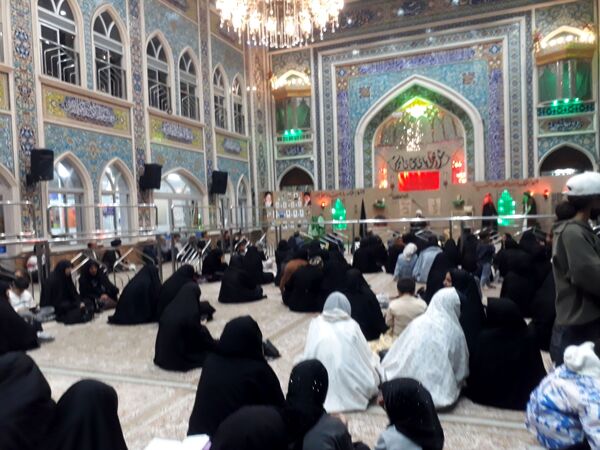 عزاداری دهه دوم فاطمیه در تکیه ابوالفضلی 