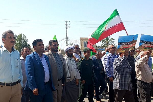 راهپیمایی روز قدس در سعدآباد