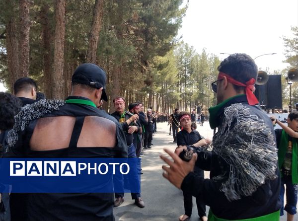 عزاداری مردم بیرجند در روز عاشورا 