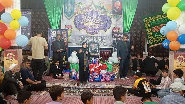 مراسم عید غدیرخم در مسجد جامع شهر تیتکانلو 
