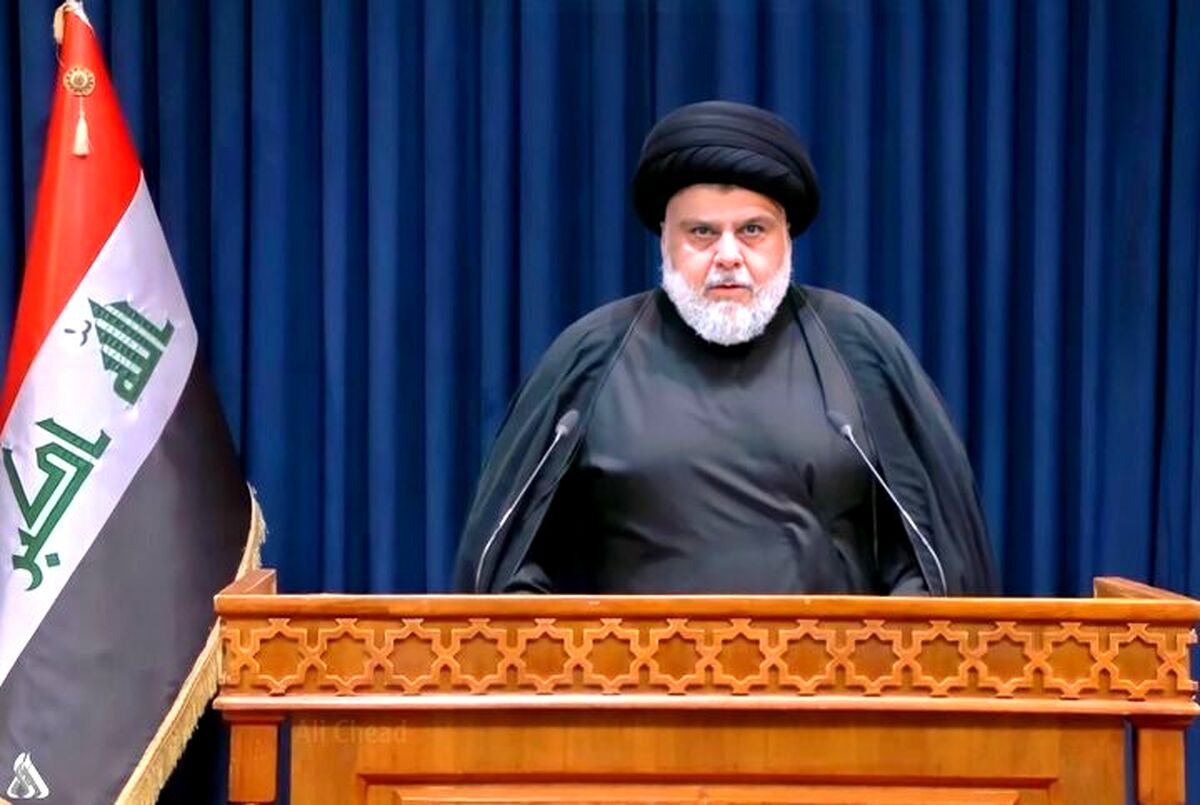 پیام استقبال مقتدی صدر در آستانه تشییع پیکر رهبر شهید در عراق