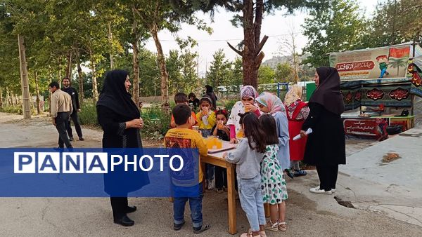 برپایی موکب کودکان و نوجوانان عاشورایی کانون پرورش فکری در یاسوج