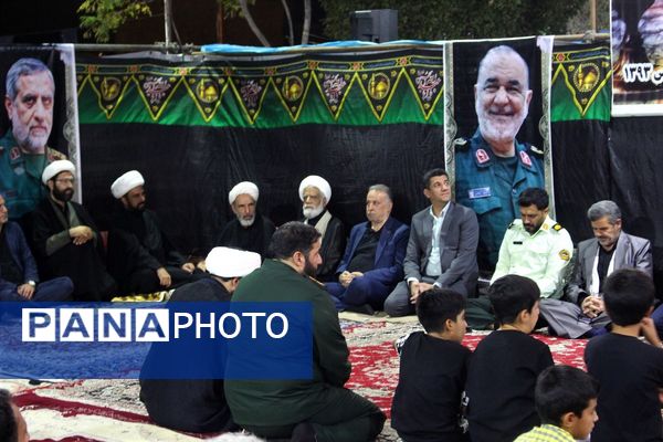 مراسم عزاداری دهه اول ماه صفر در روستای مومن آباد قم