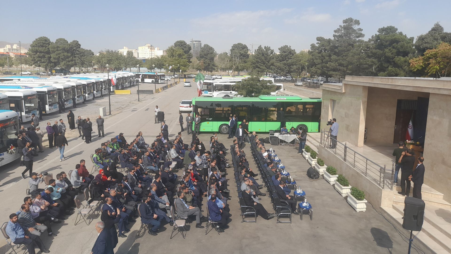 بهره‌برداری از ۳۵ اتوبوس جدید در ناوگان حمل‌ونقل عمومی مشهد