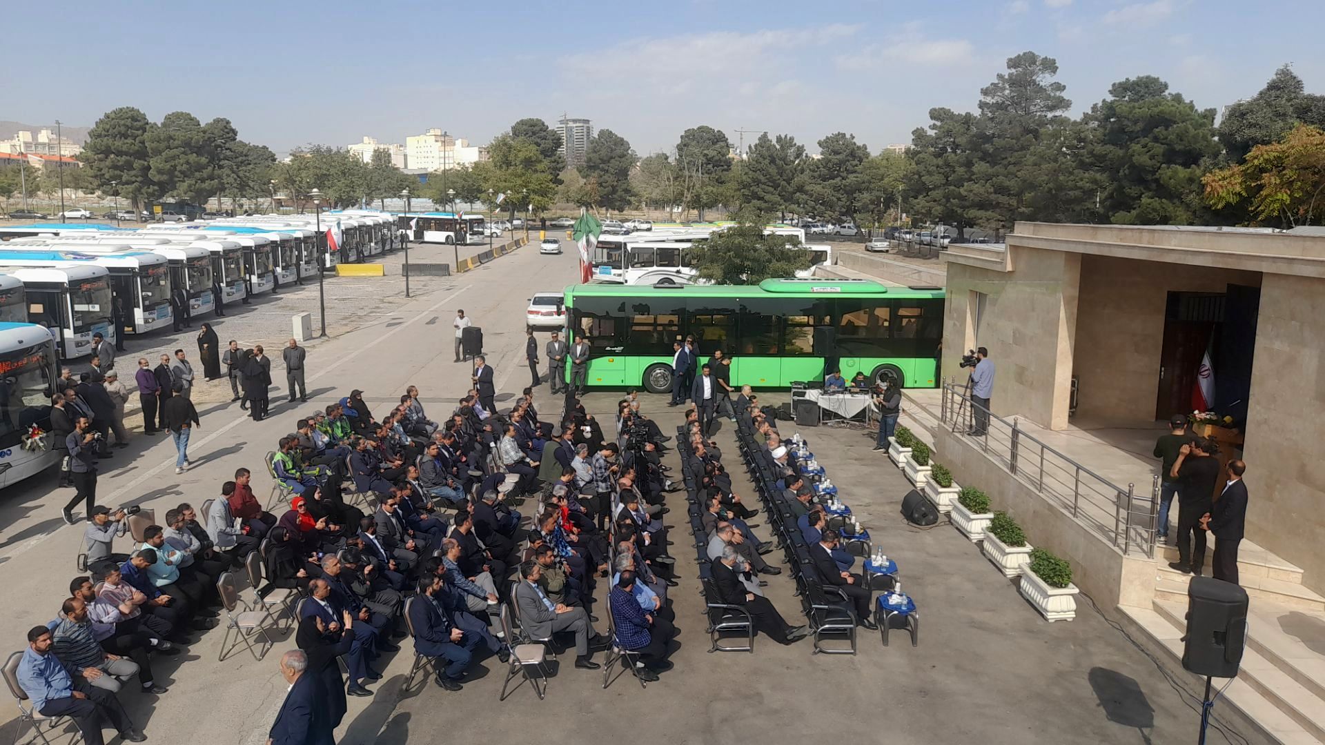 بهره‌برداری از ۳۵ اتوبوس جدید در ناوگان حمل‌ونقل عمومی مشهد