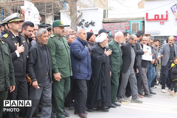 نماز عید سعید فطر در روستای نجف