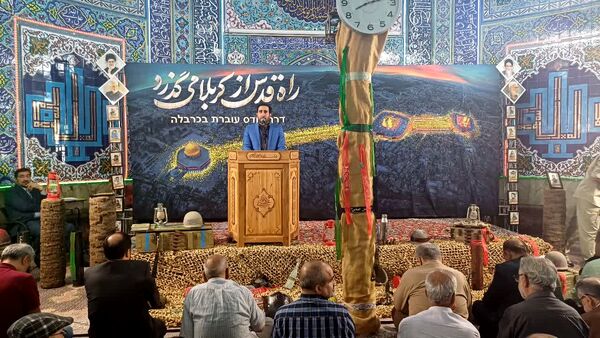 یادواره و افتتاح آستان شهدا در مسیر ایثار