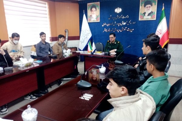 جلسه کمیته پشتیبانی بسیج دانش آموزی حوزه امام جعفر صادق علیه السلام